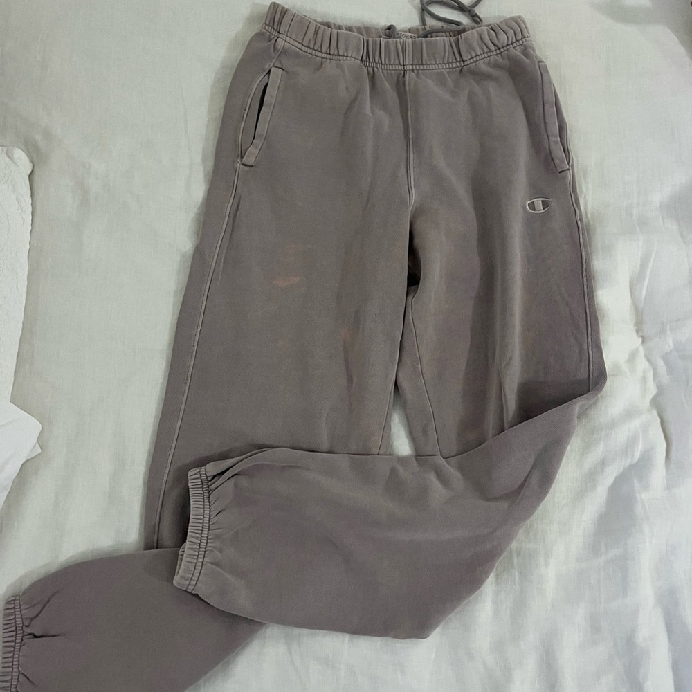Grey/ Lavender Champion Sweatpants